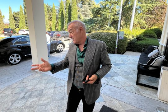 Grecii l-au descris pe Gigi Becali într-un singur cuvânt. Patronul FCSB a șocat la Salonic