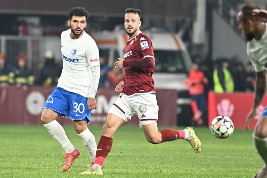 Rapid a pierdut un om important pentru derby-ul cu FCSB! Fotbalistul a fost eliminat în minutul 90 al meciului cu Farul