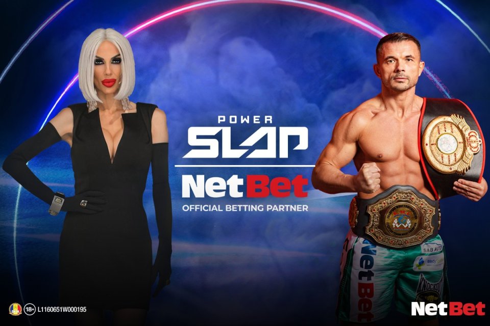 Mirel Drăgan și Raluca Bădulescu, invitații speciali ai NetBet la PowerSlap 9