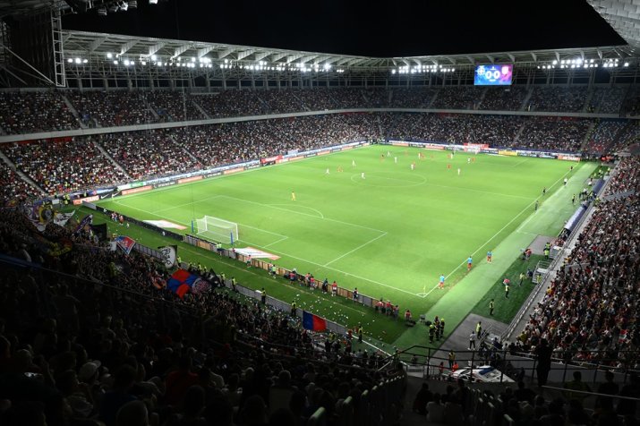 FCSB - CFR Cluj a fost primul meci pe care echipa lui Gigi Becali l-a jucat pe noua arenă din Ghencea