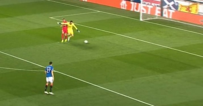 Gol anulat pentru FCSB în partida cu Rangers