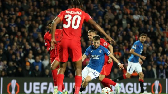 Jurnaliștii de la SkySports au reacționat după eroarea mare de arbitraj din Rangers - FCSB: "Wow!"