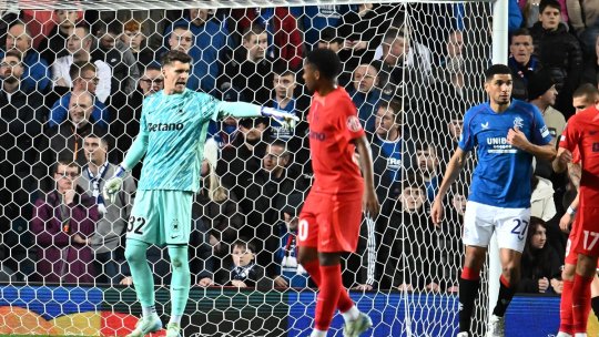 Ștefan Târnovanu, devastat după înfrângerea suferită de FCSB în meciul cu Rangers: ”Nu ne-a ieșit nimic”