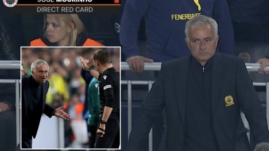 "Arbitrul mi-a spus ceva incredibil". Mourinho lovește din nou: declarația serii după egalul cu Man United