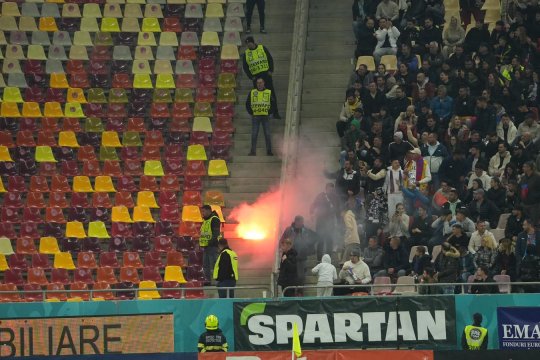 Atmosferă de senzație pe Arena Națională, la FCSB - Rapid. Cele două galerii s-au întrecut în ironii