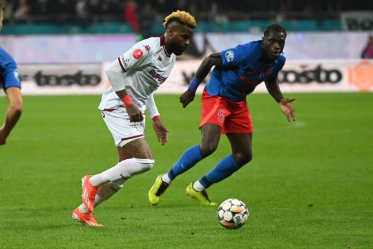 Aaron Boupendza, după derby-ul FCSB - Rapid 0-0: "Ne-a pregătit foarte bine"
