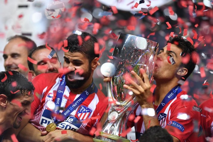 Prima Supercupă a Europei câștigată cu Atletico Madrid, 2018