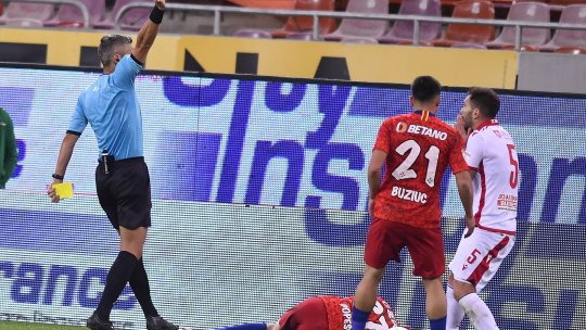 Cine este arbitrul delegat la Dinamo - FCSB în Cupa României. A fost suspendat o lună și jumătate după ce a făcut ”praf” un derby dintre cele două rivale