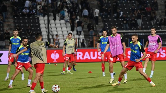 Probleme de transmisiune în primele minute ale PAOK - FCSB. Ce s-a întâmplat
