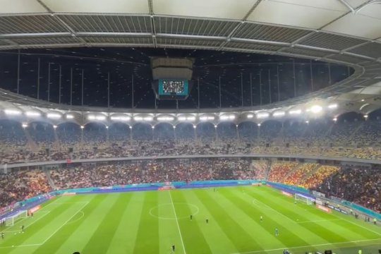 Moment impresionant pe Arena Națională. Ce s-a întâmplat chiar înainte de derby-ul Dinamo - FCSB
