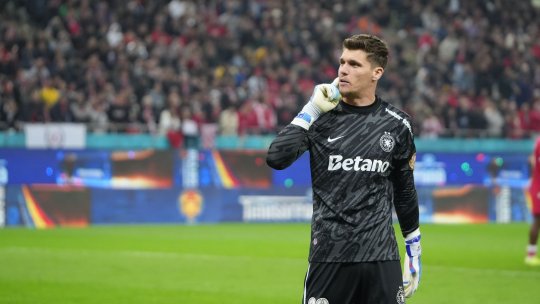 Conflict între fanii lui Dinamo și Ștefan Târnovanu! Gestul făcut de portarul FCSB la adresa rivalilor