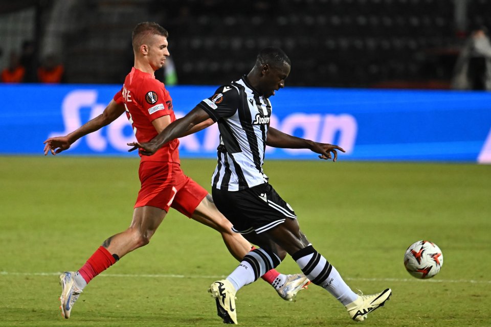 PAOK - FCSB, partidă din Europa League câștigată de formația antrenată de Elias Charalambous