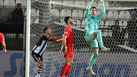 Ștefan Târnovanu, spumos după PAOK - FCSB 0-1: ”Și Arsenal s-a apărat ca la handbal cu City!”