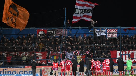 Fanii lui Dinamo s-au luat la ceartă între ei la Ovidiu: ”Dacă nu ne calmăm, ce faci?”. Jandarmii au intervenit