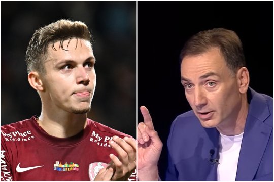 Radu Naum l-a ironizat pe Louis Munteanu în direct! Ce a putut să spună jurnalistul despre atacantul de la CFR Cluj