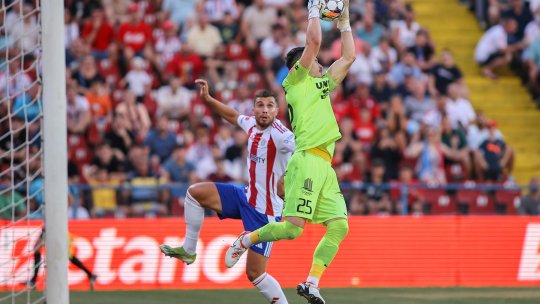 Atacantul Oțelului, moment de geniu! Juric a marcat cu o deviere fabuloasă cu călcâiul, în fața Universității Craiova