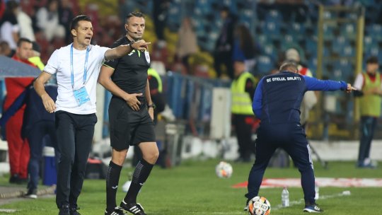 Costel Gâlcă, gest de apreciat după remiza de la Galați: ”Dacă merita cineva să câștige, era Oțelul”