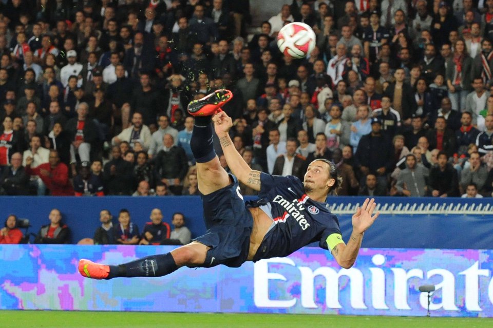 Zlatan Ibrahimovic, într-un meci pentru PSG