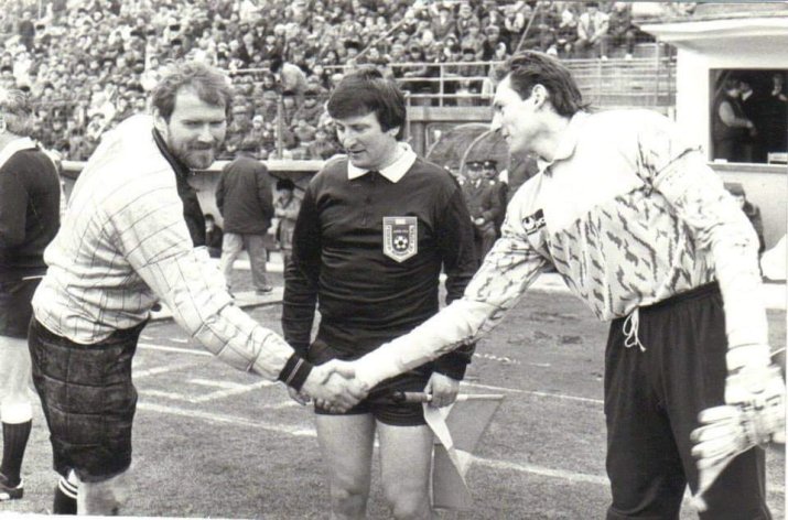 Danciu (între Liliac și Stelea) a fost arbitru în L1 între 1990 și 1997