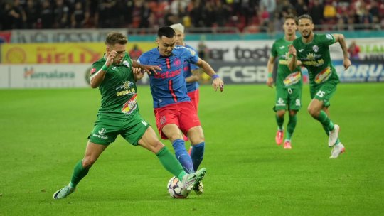 Gloria Buzău, gol senzațional pe Arena Națională, după doar 4 minute. Apărarea FCSB făcută șah-mat