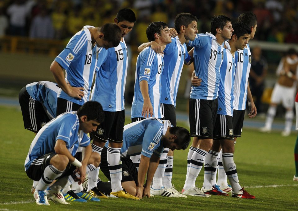 Jucătorii naționalei Argentinei U20 din 2011