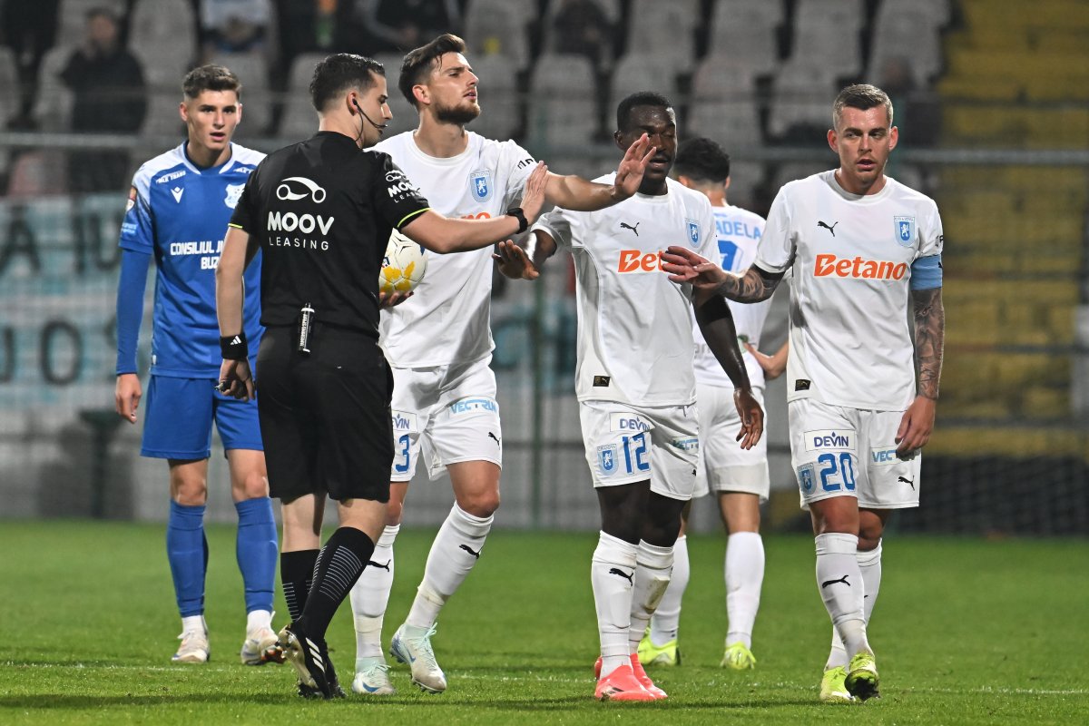 Universitatea Craiova are trei meciuri fără victorie la rând în fața echipelor de eșalon inferior, în Cupa României