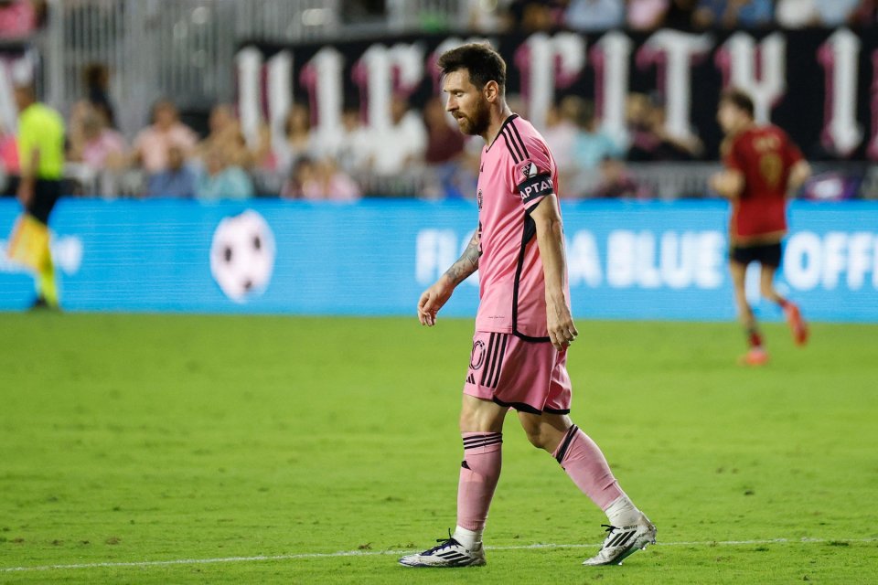 Leo Messi, la meciul dintre Inter Miami și Atlanta United