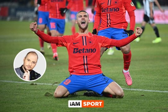 "FCSB a demonstrat încă o dată că nu are rival în țară!". Andrei Ciobanu aplaudă victoria "fără dublii" a roș-albaștrilor la Cluj, însă trage și un semnal de alarmă: "Cartonașele roșii au devenit o problemă pentru campioni!"