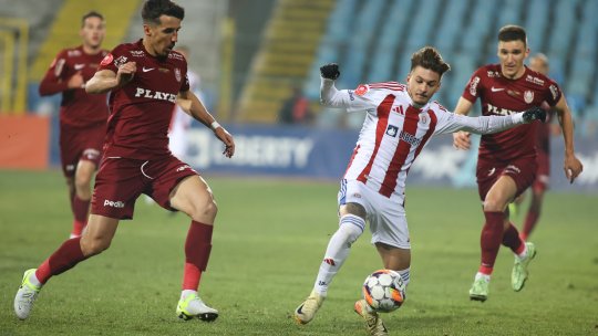 Oțelul Galați - CFR Cluj 0-1. Dan Petrescu îl bate pe Dorinel într-un meci fără istoric
