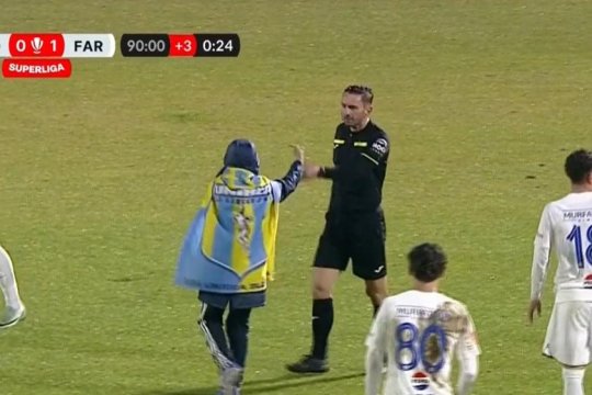 Adrian Mihalcea a reacționat după ce tânărul fan al Unirii i-a arătat degetul mijlociu lui Colțescu, la Slobozia - Farul