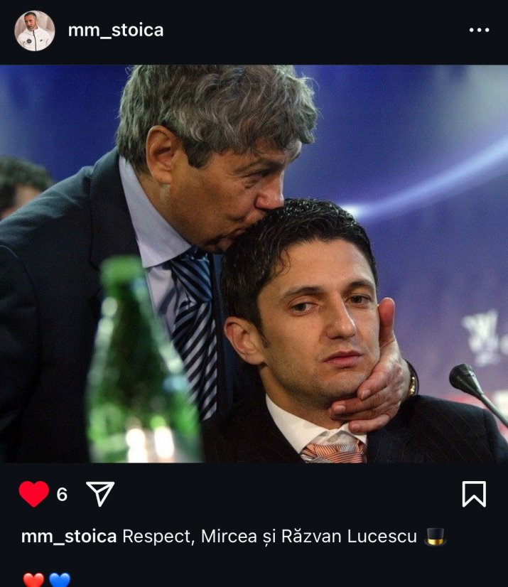 Susținerea lui MM Stoica pentru familia Lucescu