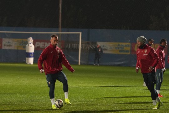 Echipa națională, antrenament oficial înainte de meciul cu Kosovo