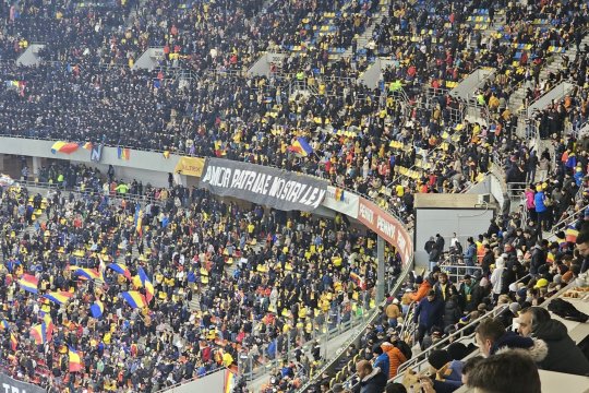 Cum au reacționat suporterii români în momentul intonării imnului Kosovo pe Arena Națională