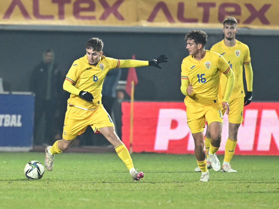 România U20, eșec cu Italia U20