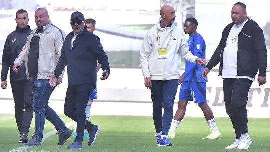 Adrian Mititelu a lansat un șir de acuzații după ce a intrat pe teren: ”Bandiți! Acolo e un grup organizat”