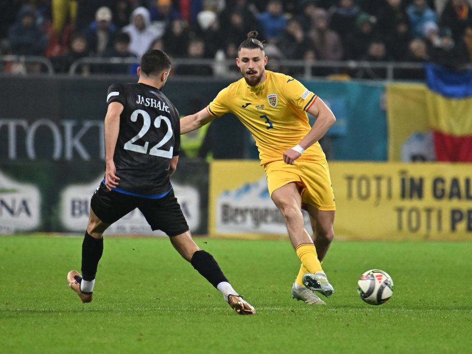 Radu Drăgușin este cel mai bine cotat fotbalist român