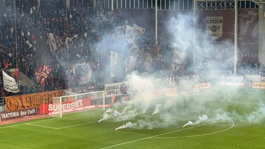 Rapid, amendată de FRF după incidentele din timpul meciului cu UTA