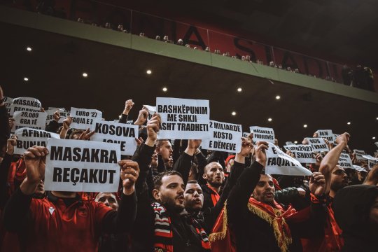 UEFA are o nouă problemă după ce a dat "3-0" pentru România! Frontul deschis de albanezi în scandalul "Kosovo e Serbia"