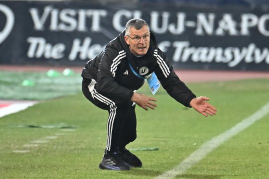 Sabău, alarmat după încă un eșec al U Cluj: ”Moment greu”. Explicațiile antrenorului