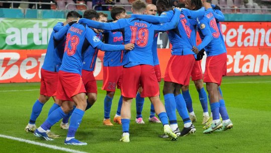 FCSB - Unirea Slobozia 3-0. Victorie facilă pentru campioană, care revine pe loc de play-off!