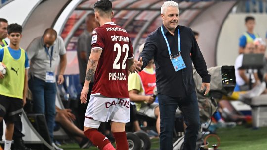 Marius Șumudică a vorbit despre viitorul lui Cristi Săpunaru la Rapid: ”I-am zis 'gata'. Am luat decizia împreună”