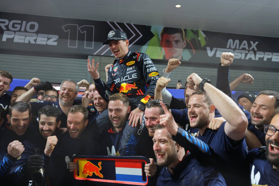 Verstappen a sărbătorit în Statele Unite victoria finală din 2024