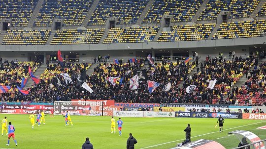 Fanii FCSB au ”încălzit” atmosfera la duelul cu Unirea Slobozia! Imagini de pe Arena Națională