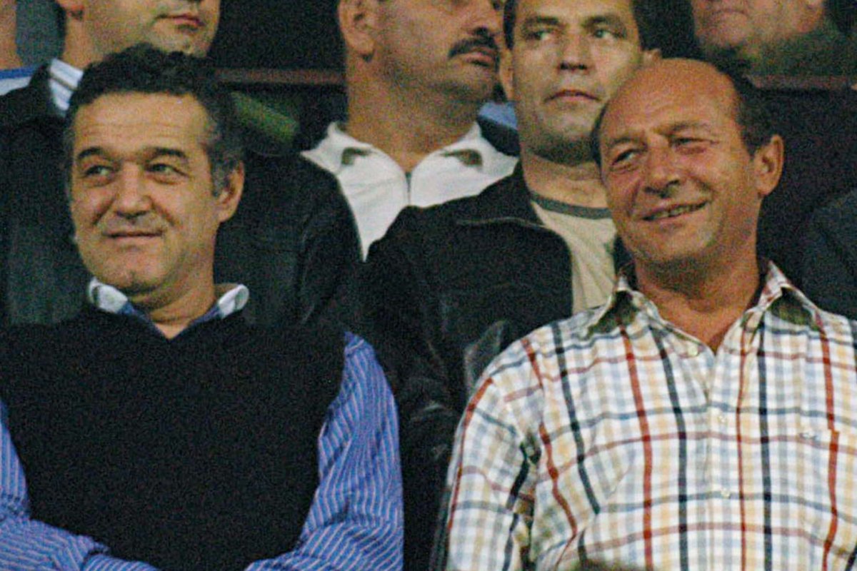 RAPID-STEAUA BUCURESTI 0-0 LIGA 1 (23.10.2005), Gigi Becali,Traian Basescu,George Copos.