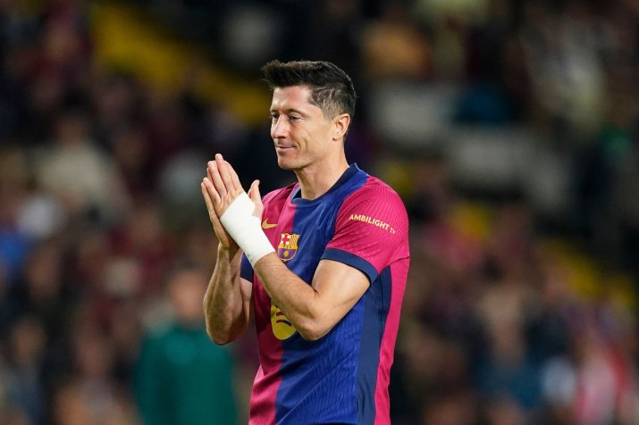 Robert Lewandowski, atacantul celor de la Barcelona, a ajuns la 100 de goluri în Champions League