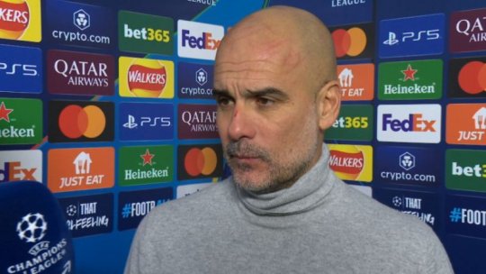 Șocant! Pep Guardiola a apărut plin de zgârieturi și însângerat la interviu, după eșecul remiza cu Feyenoord. Ce explicație a oferit