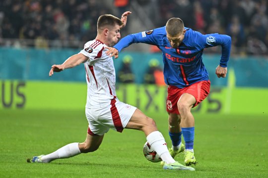 Bîrligea dezvăluie motivul pentru care a văzut cartonașul roșu în FCSB - Olympiacos: "Cu siguranță"