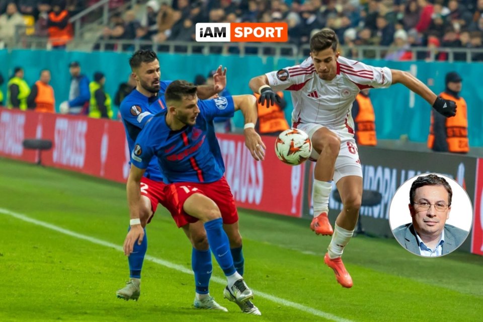 FCSB a remizat cu Olympiakos în Europa League, scor 0-0