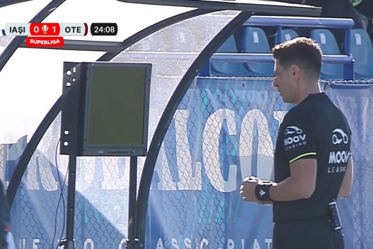 Decizia care i-a dat peste cap toate planurile lui Dorinel Munteanu! VAR-ul a intervenit imediat, iar fotbalistul Oțelului a fost eliminat