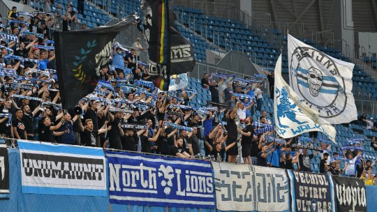 ”Răbdarea s-a terminat!”. Mesajul afișat de Peluza Nord Craiova la meciul cu FCSB